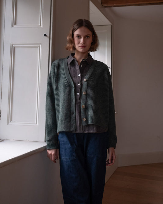 Amita Ribbed Cardigan