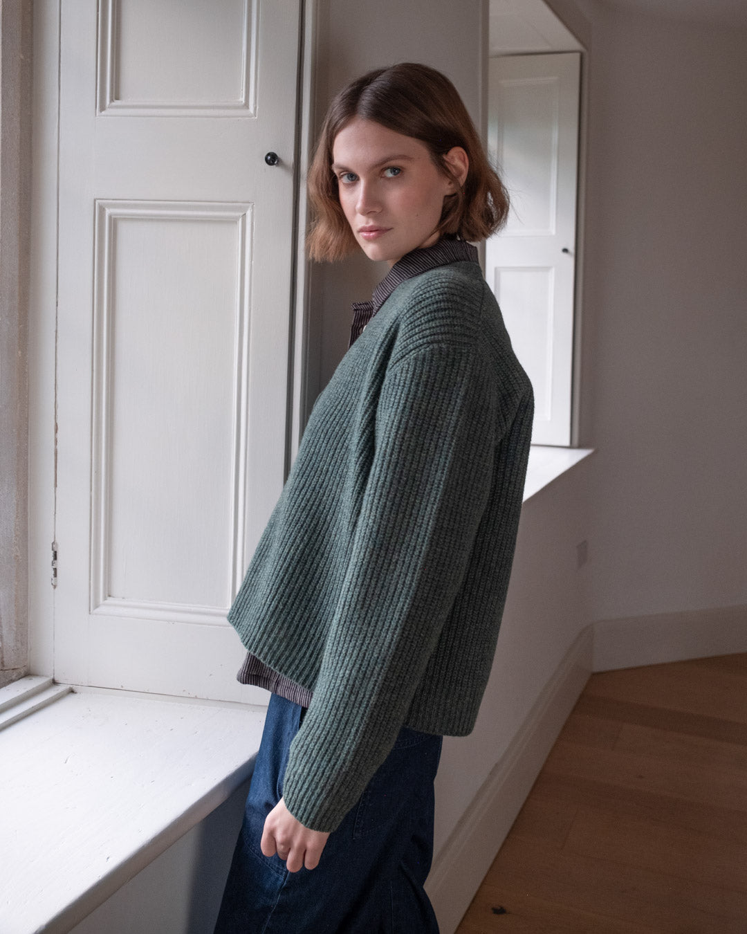 Amita Ribbed Cardigan