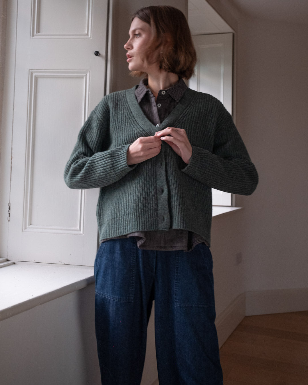 Amita Ribbed Cardigan