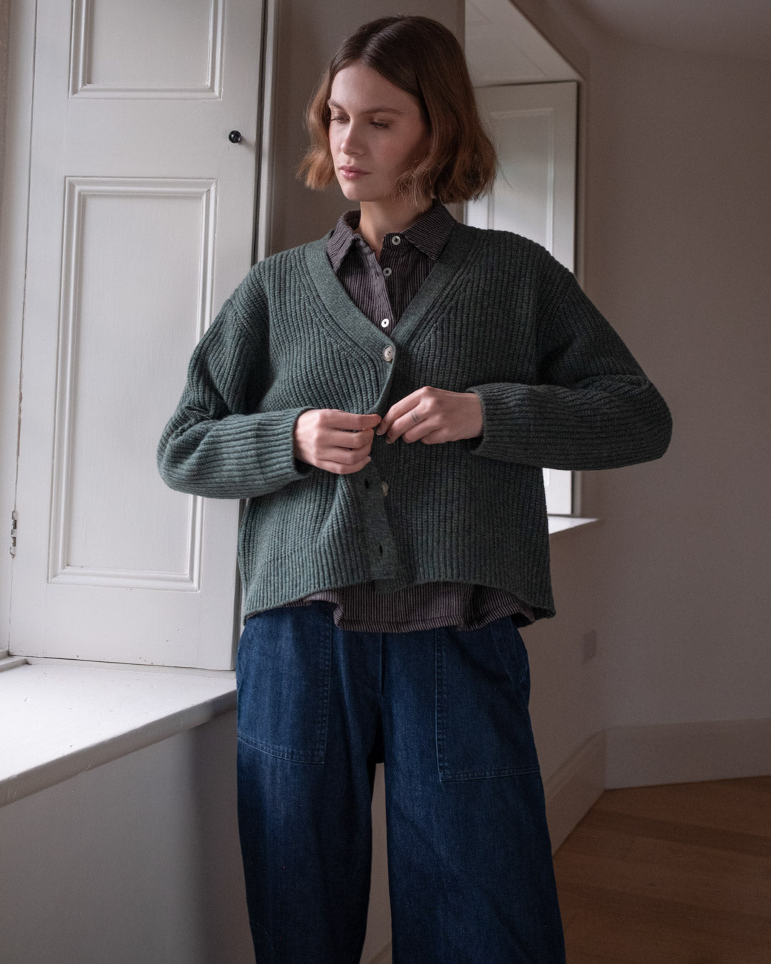 Amita Ribbed Cardigan