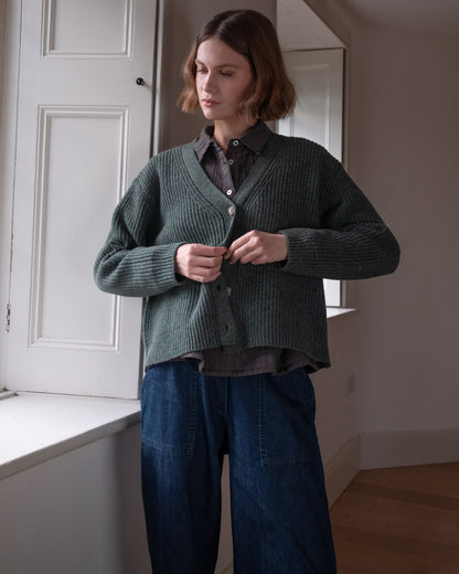 Amita Ribbed Cardigan