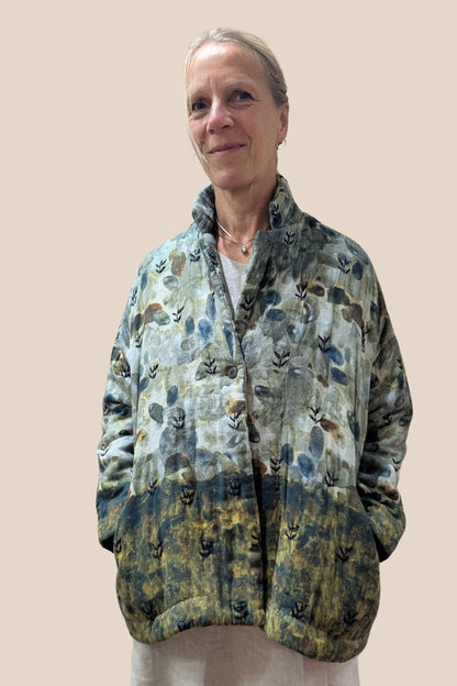 Sharol Cotton Leaf Jacket