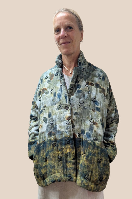 Sharol Cotton Leaf Jacket