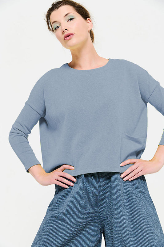 Mes Soeurs et Moi Sierra Top Denim Blue