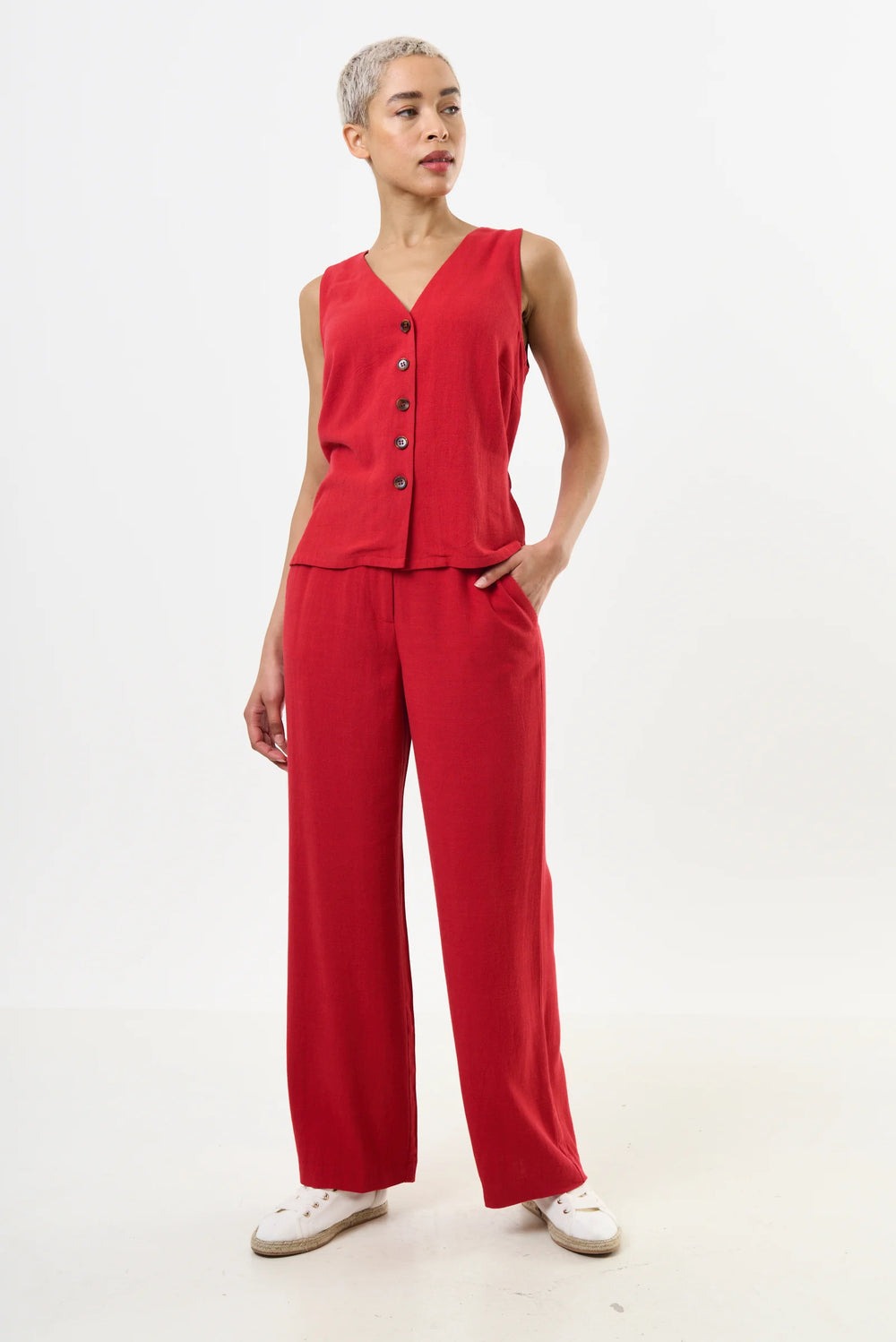 Tilde Linen Mix Trousers