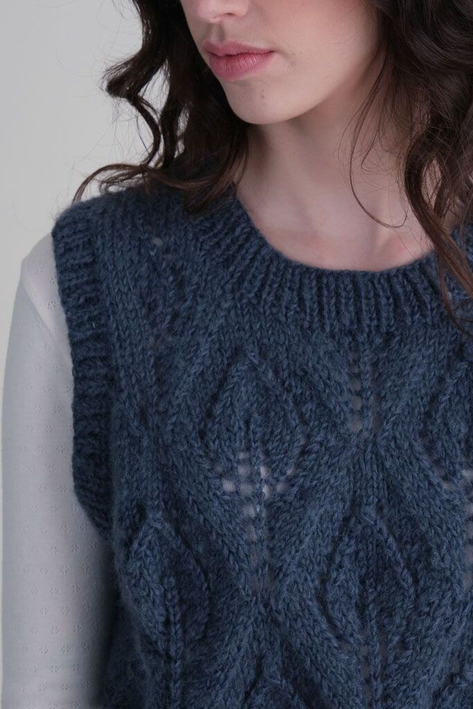 Bibico Bailey Knitted Vest Navy 