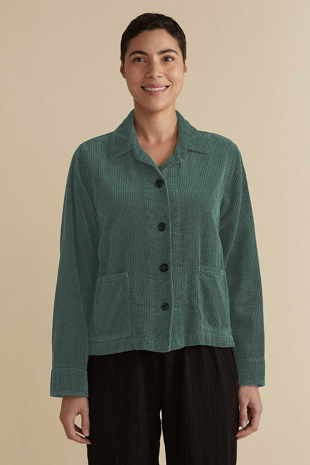 Lux Cord Cropped Jacket