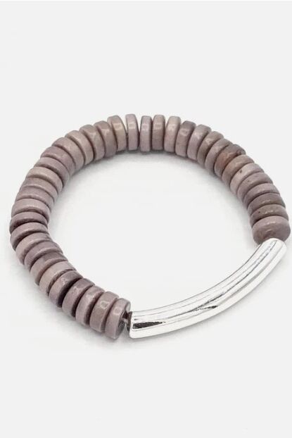 Pretty Pink Jewellery Manaus Bracelet Grey