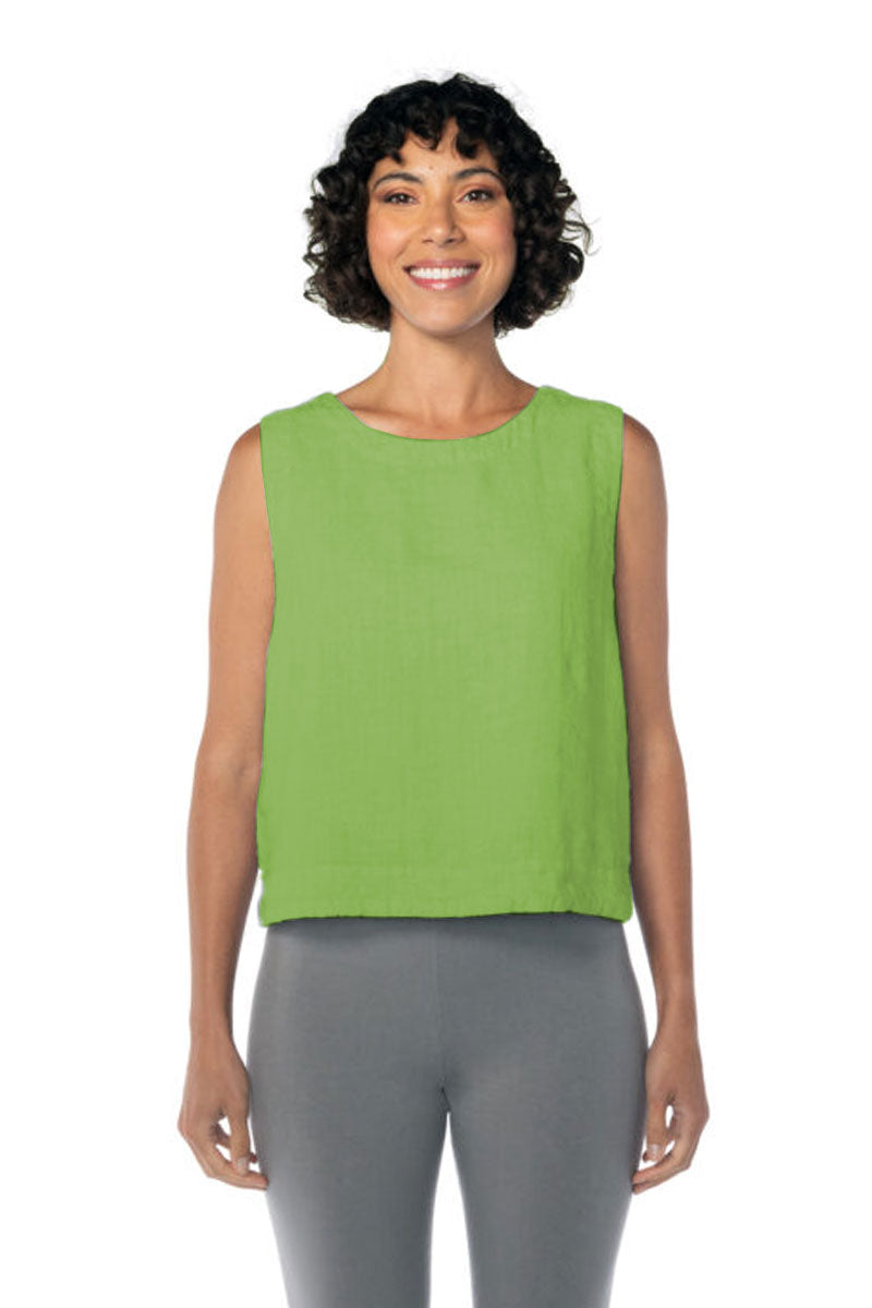 Cut Loose Wide Facing Shell Top Meadow Green
