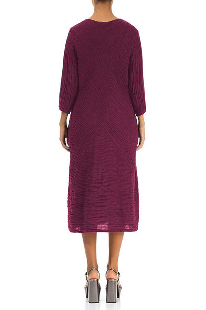 Midi Crinkled Silk 9998 Dress