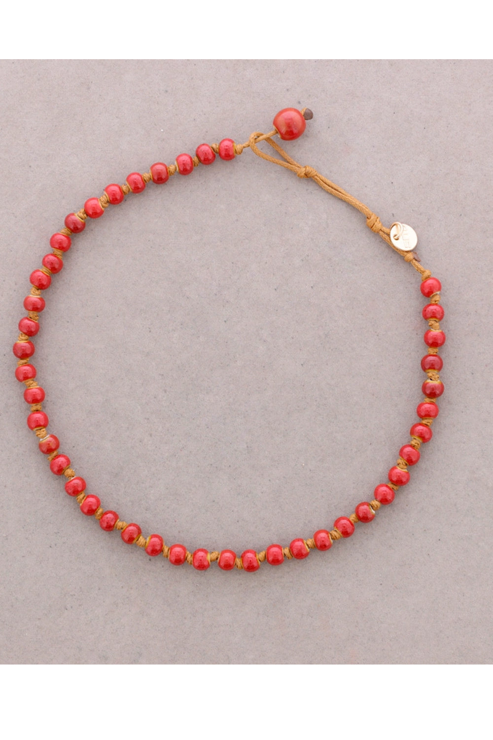 Small Ceramic Bead Necklace