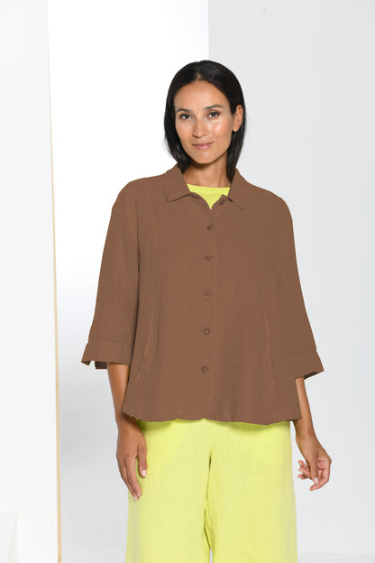 Panelled Linen 65 Jacket