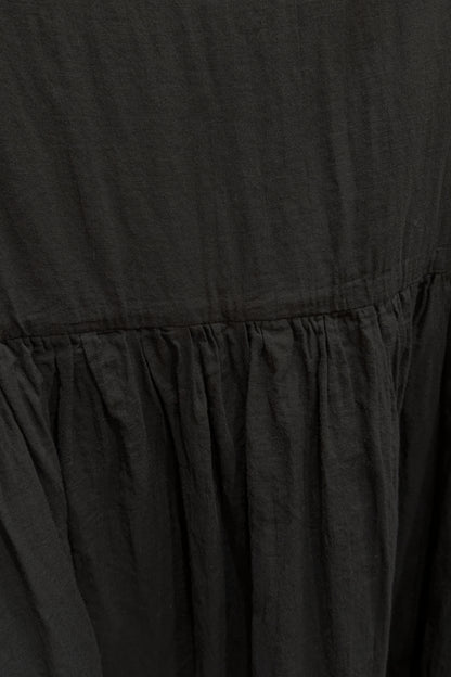 Short Sleeved Muslin Dress