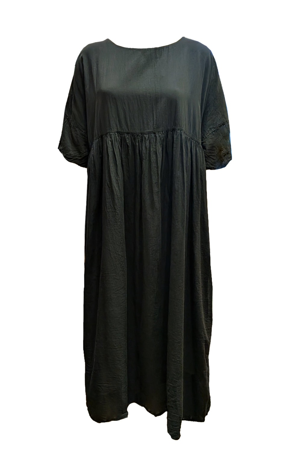 Short Sleeved Muslin Dress
