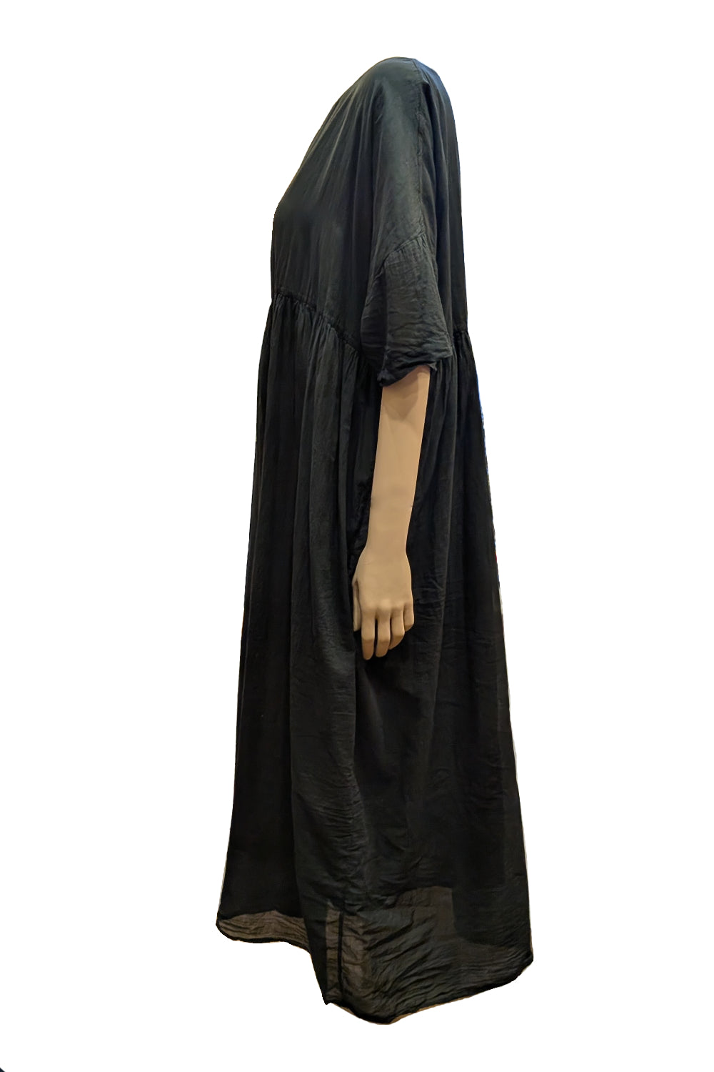 Short Sleeved Muslin Dress