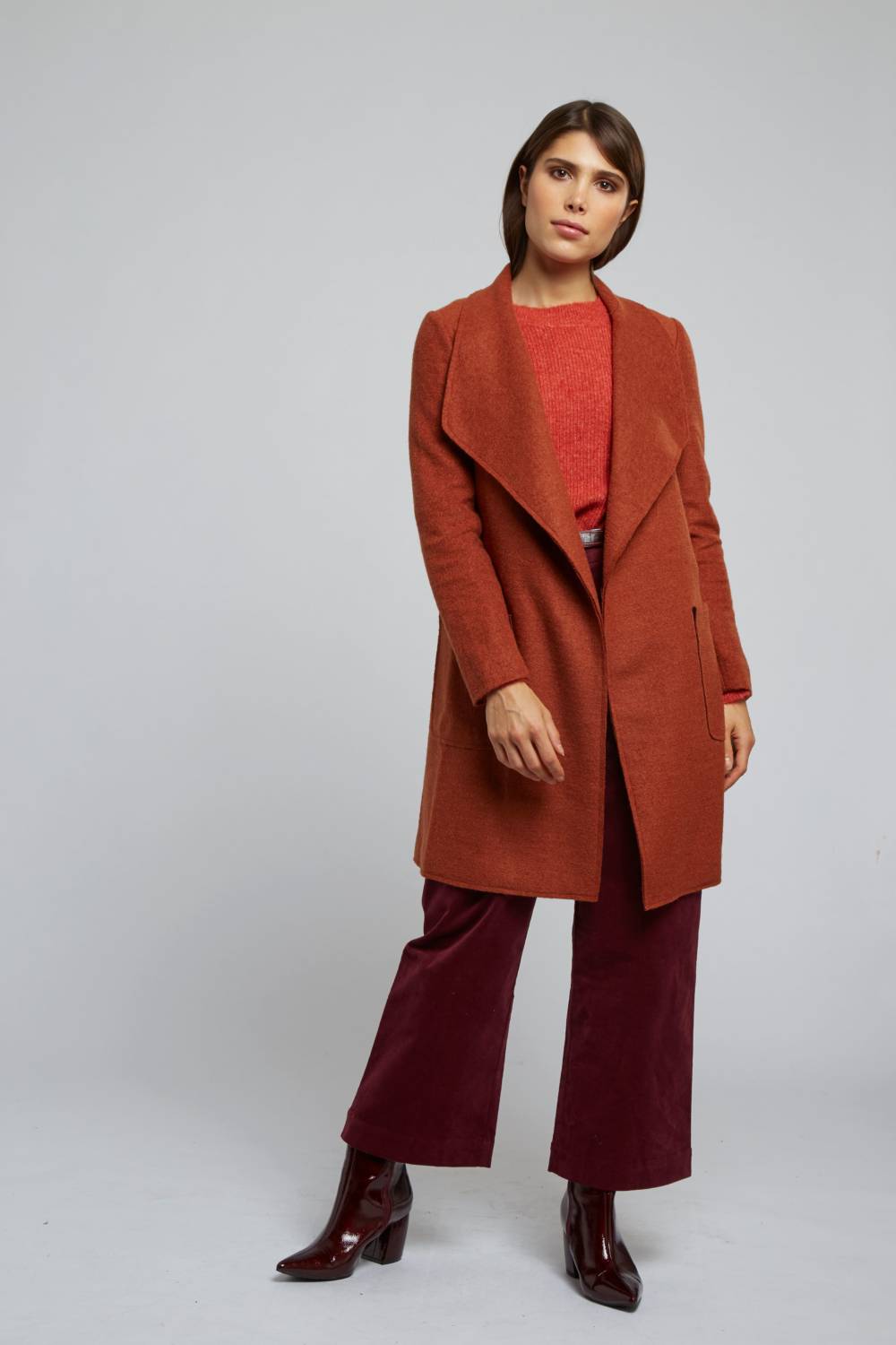 Louche Nara Waterfall Coat Brown