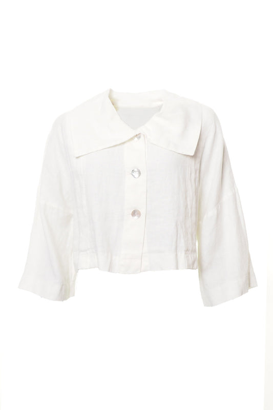 Luukaa Nature Linen Jacket Crudo