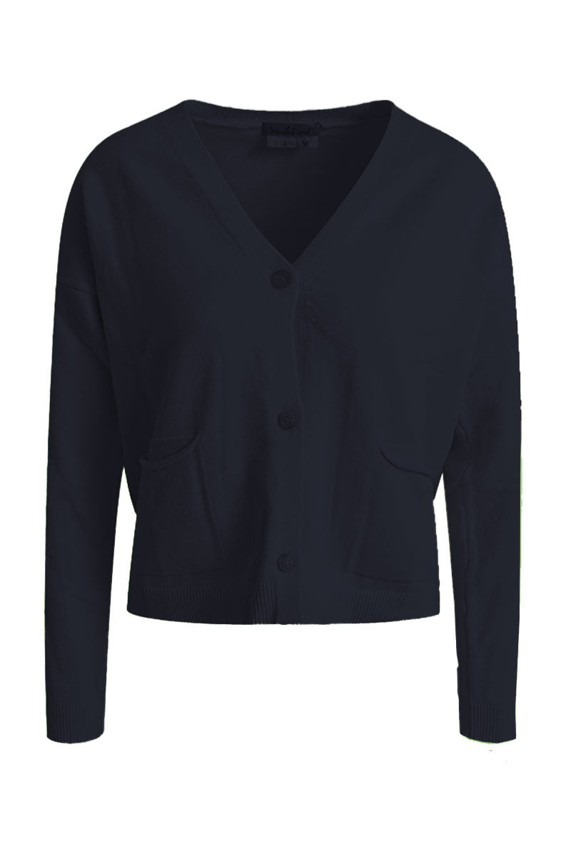 Smith & Soul Ribbed Cardigan Marine Blue Blue