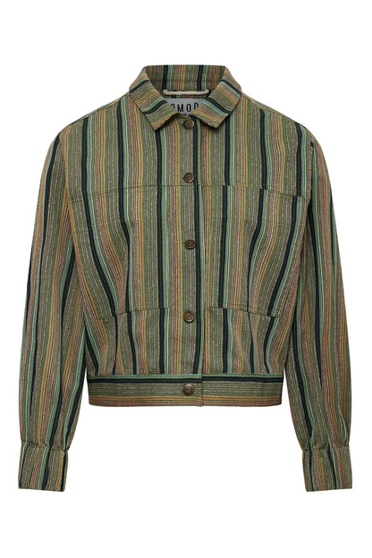 Komodo Neptune Stripe Jacket Green