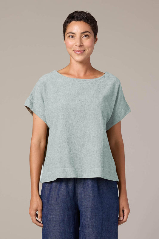 Crosshatch SS Crop Top