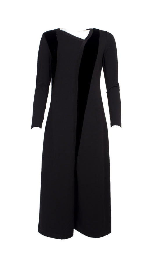 European Culture Long Dress Black 11FO