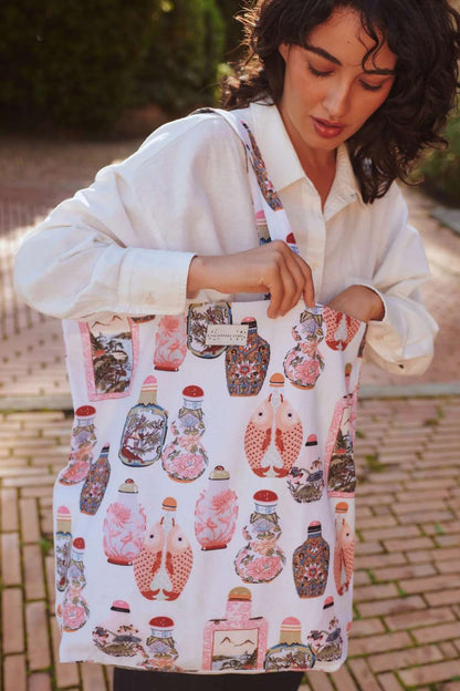 Perfume Bottle Canvas Bag