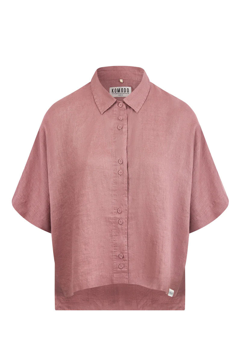Komodo Kimono Shirt Dusty Pink Pink