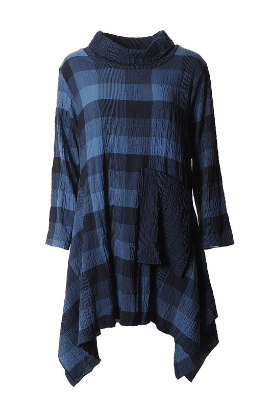 Luukaa Feel Navy Tunic Dress Blue