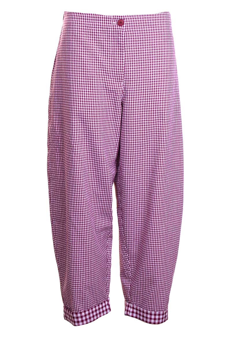 Mes Soeurs et Moi Joy Vichy Pants Grenat