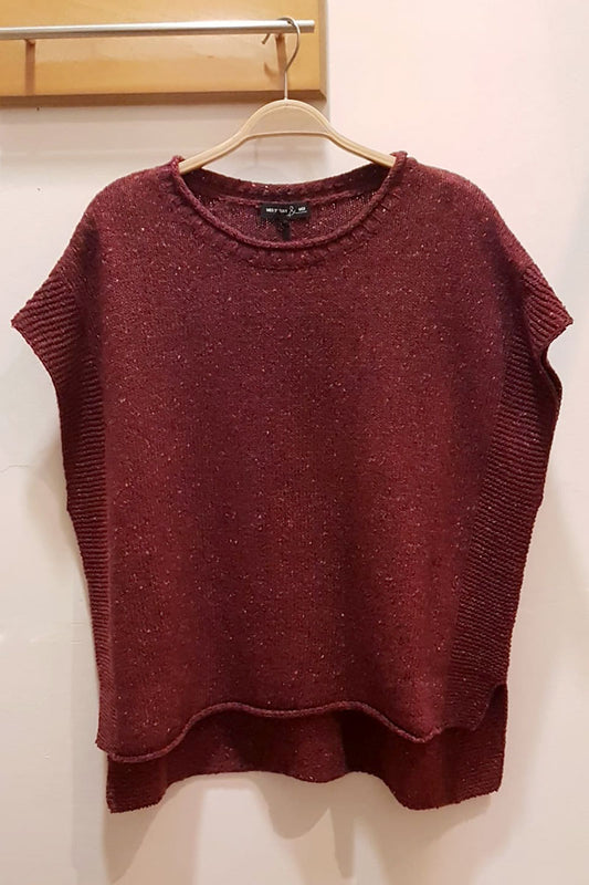Mes Soeurs et Moi Vertigo Sleeveless Jumper Prune