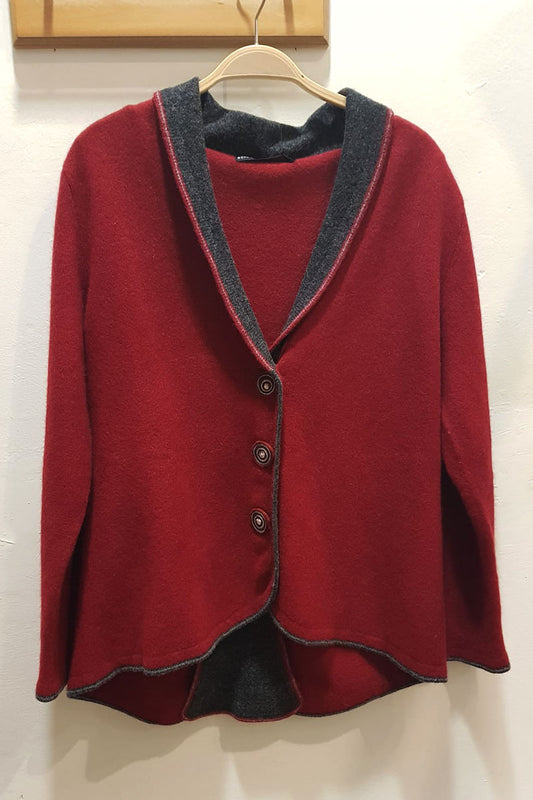 Sophies Wild Woollens Radish Three Button Jacket
