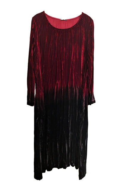 Ombre Silk Velvet 91052 Dress