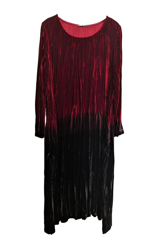 Ombre Silk Velvet 91052 Dress