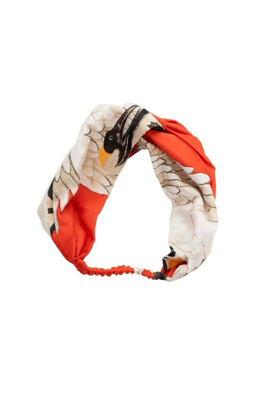 Stork Print Headband