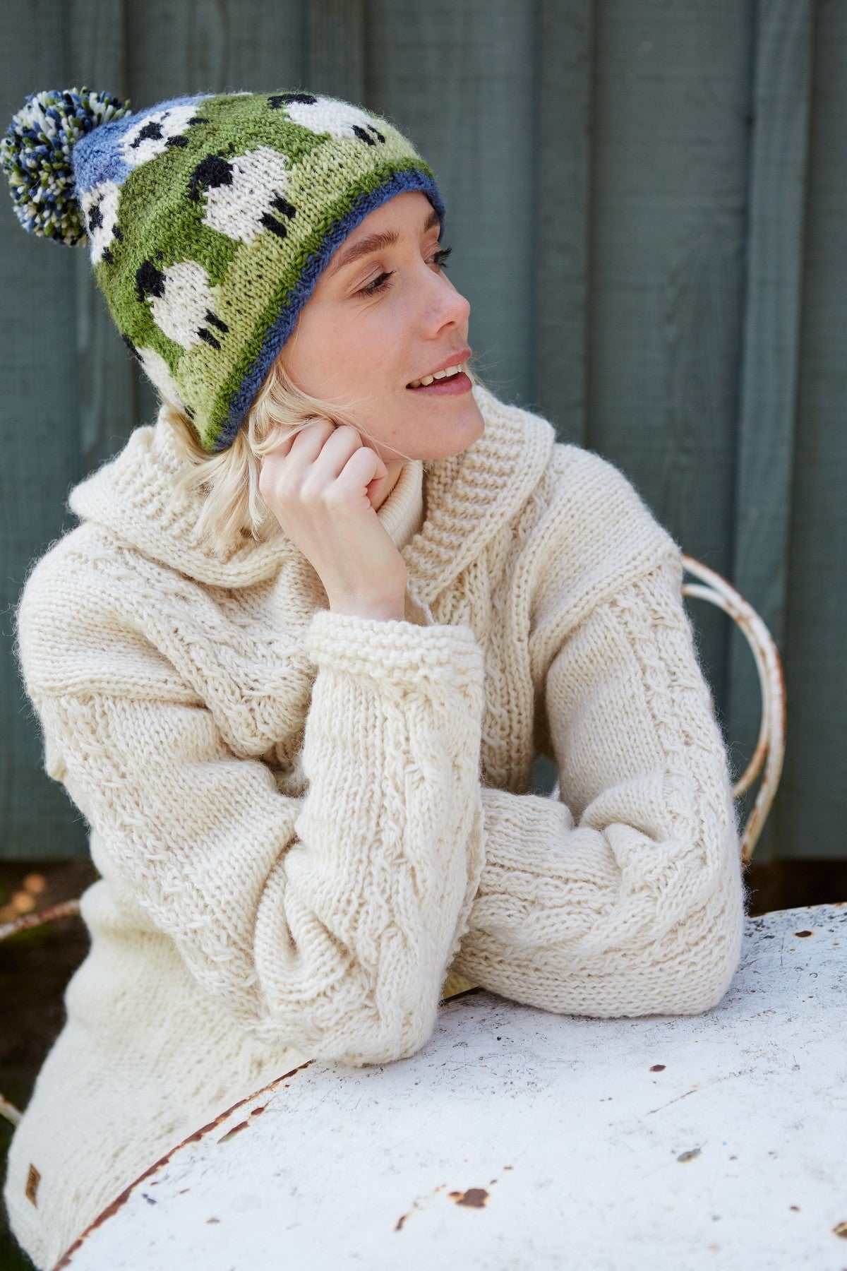 Pachamama Flock of Sheep Bobble Beanie