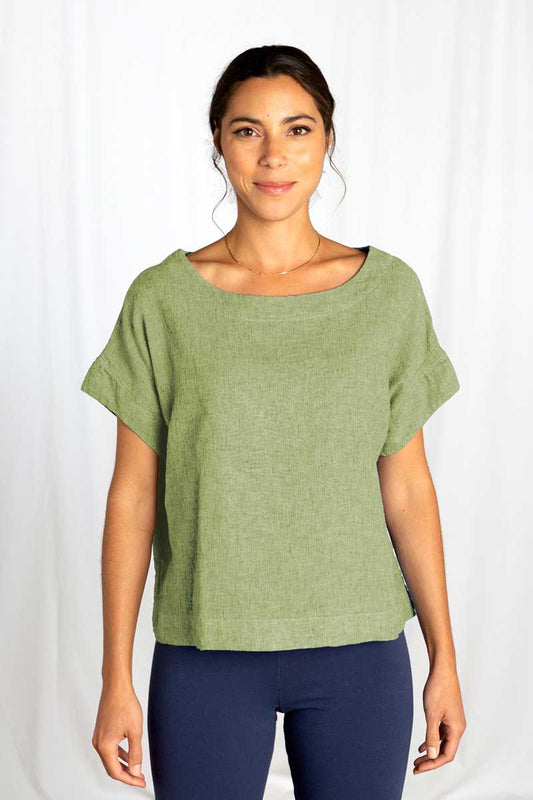 Cut Loose Crosshatch Crop Top Shoot