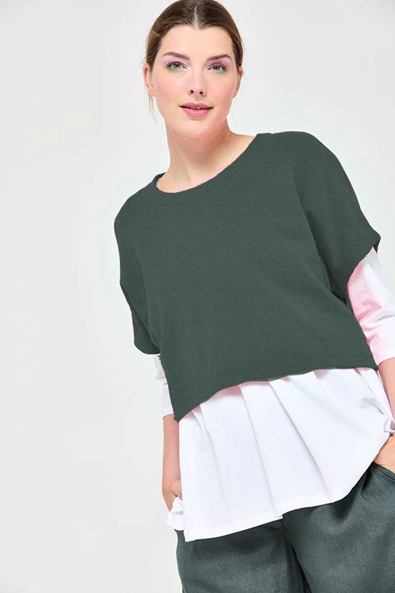 Mes Soeurs et Moi Padding Oversized Top Limon