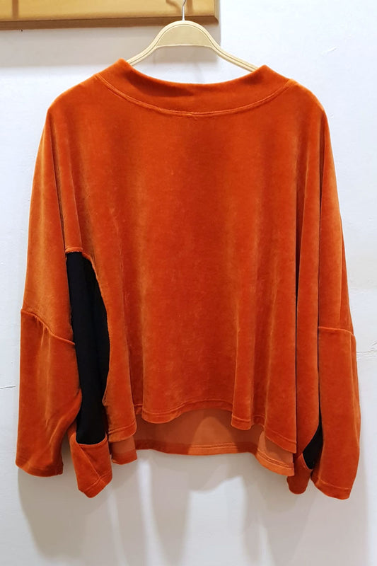Ralston Azim Top Velvet Orange