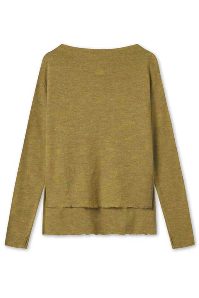 By Basics Blusbar Shirt With High Neck Grain