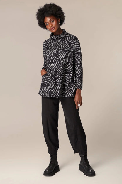 Sahara Spiral Spot Jersey Top 