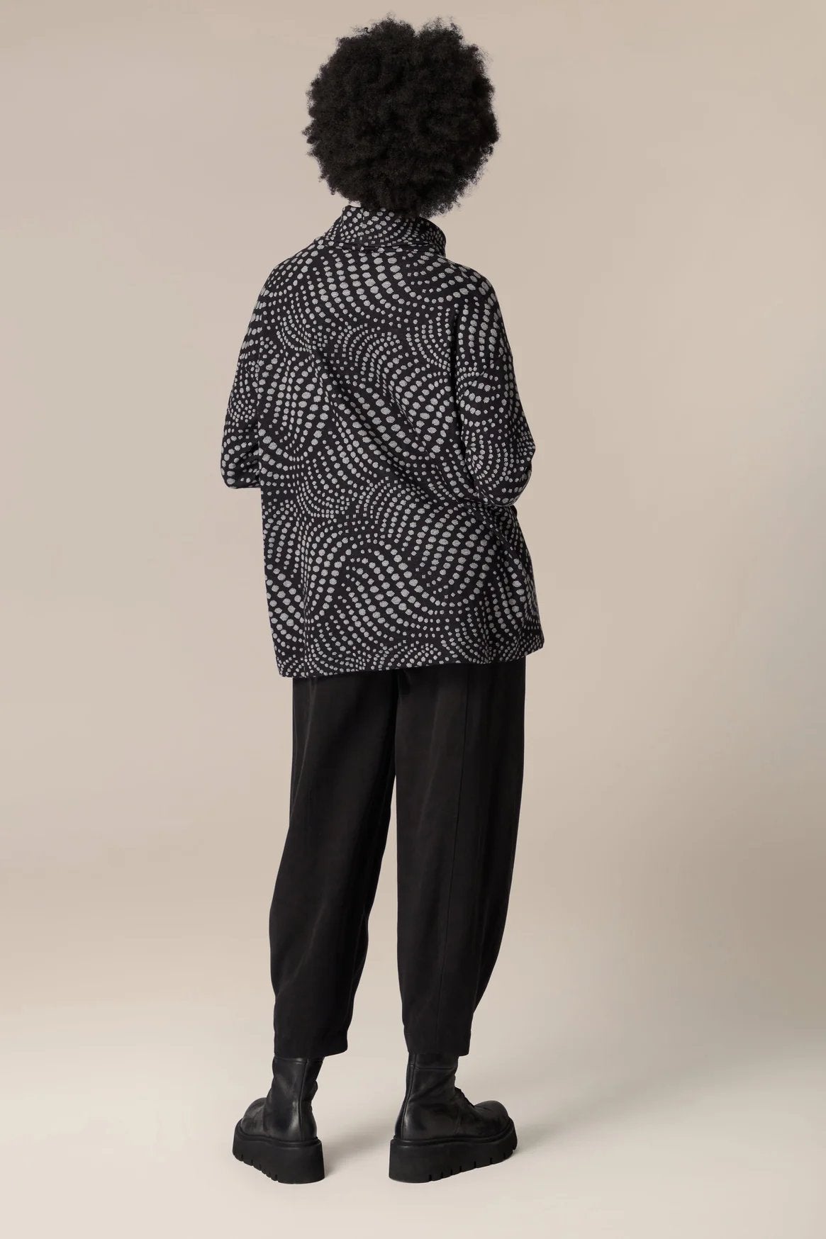 Sahara Spiral Spot Jersey Top 