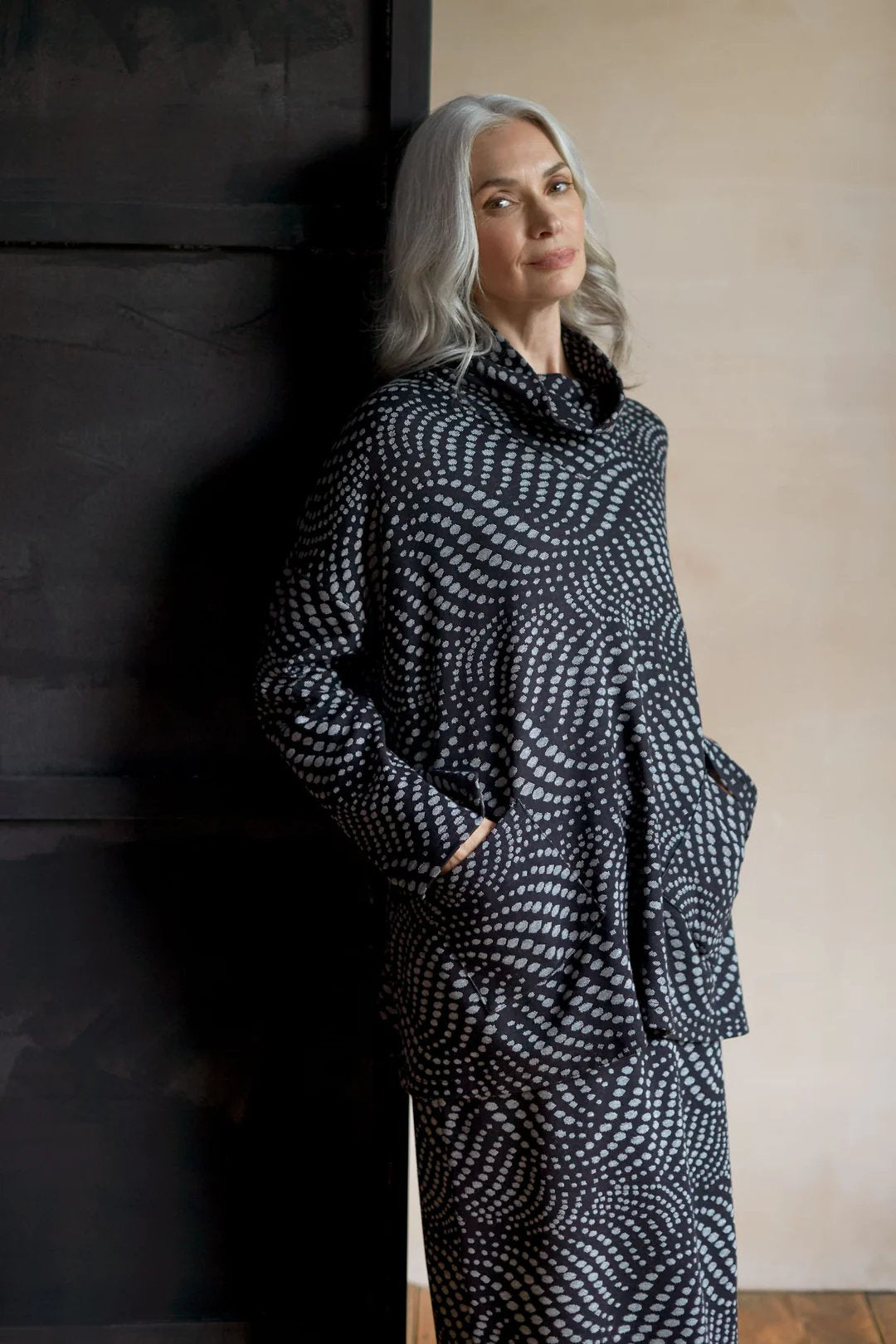 Sahara Spiral Spot Jersey Top 
