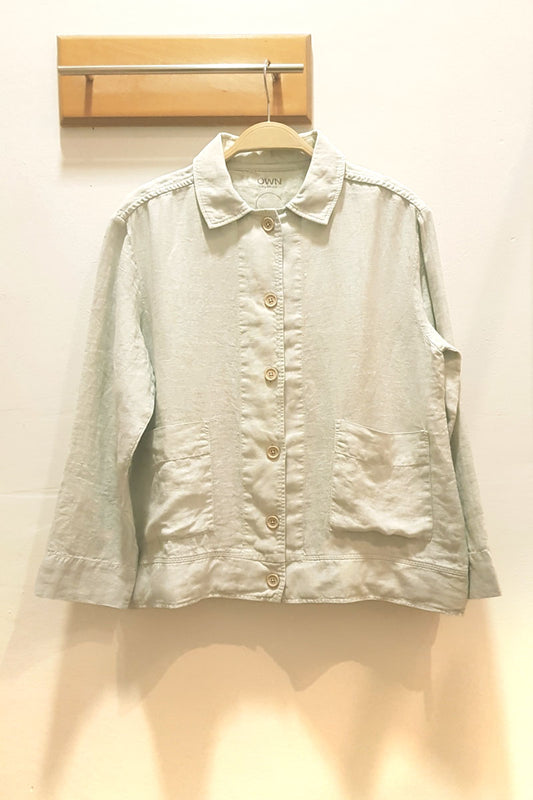 By Basics Short Pocket Jacket Limestone Off-White