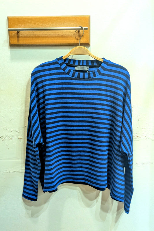 Flared Mini Stripe Sweater