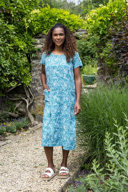 Lily and Me Summer Breeze Dress Fern Teal