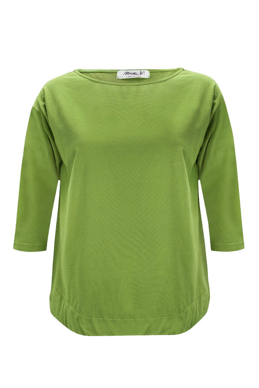 Mama B Tavolara U T-shirt Avocado Green