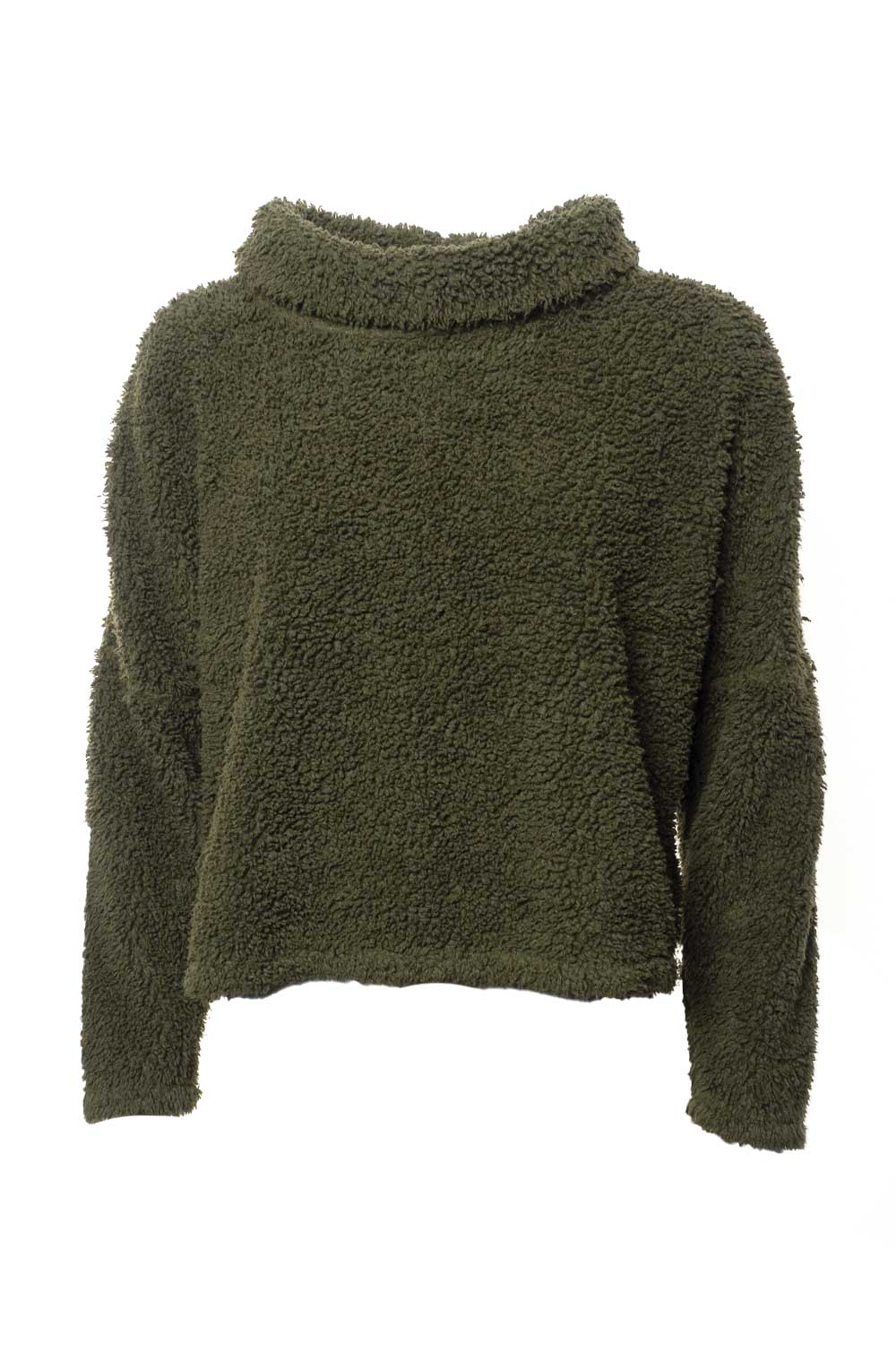 Teddy Fleece Funnel Neck 52602 Top