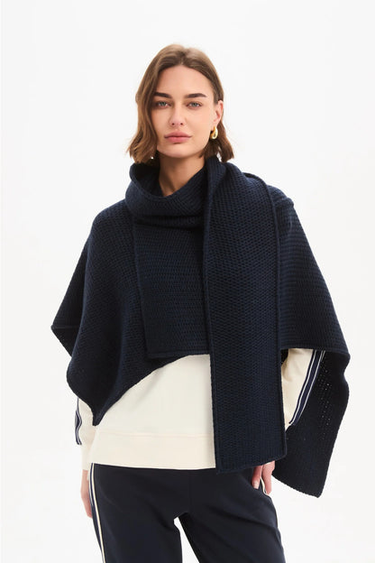 Asymmetric Wrap Knit