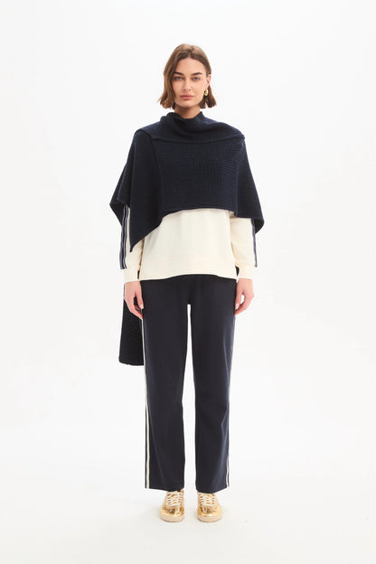 Asymmetric Wrap Knit