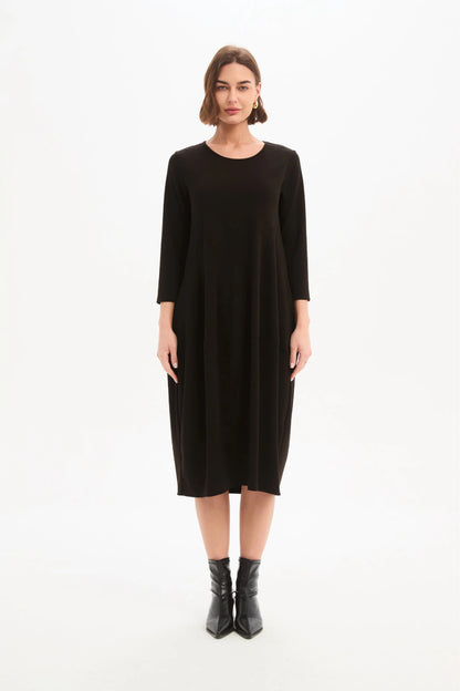 Diagonal Seam Knit Dress